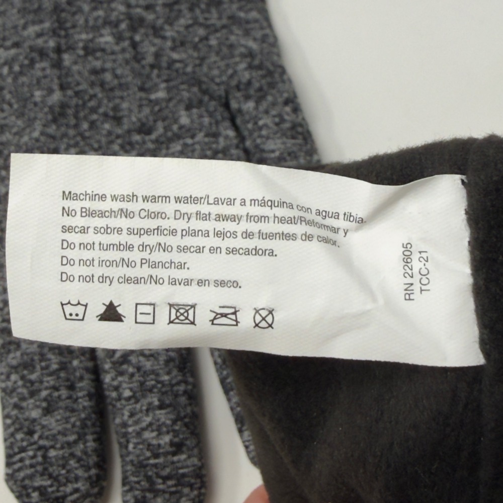 Isotoner Womens SmarTouch Gray Marl Spandex‎ Gloves Fleece Lined Grip 21524 OS - Picture 7 of 7